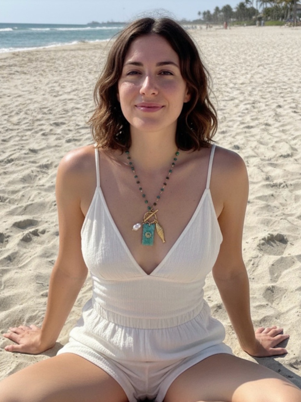 Boutique | Hand Made Fish Pearl Bead Necklace